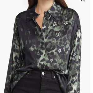 All Saints Inez Celia Button-Up Shirt